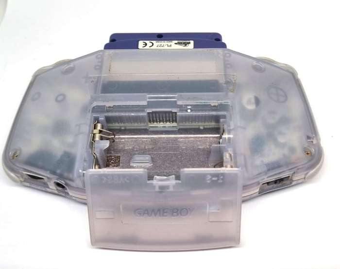 Amazing Condition Crystal Glacier Clear Nintendo Gameboy Advanced Bundle