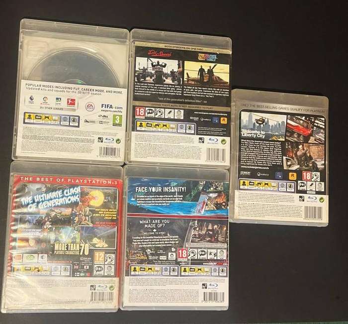 PS3 Game Lot  5 Popular Titles  Good Working Condition
