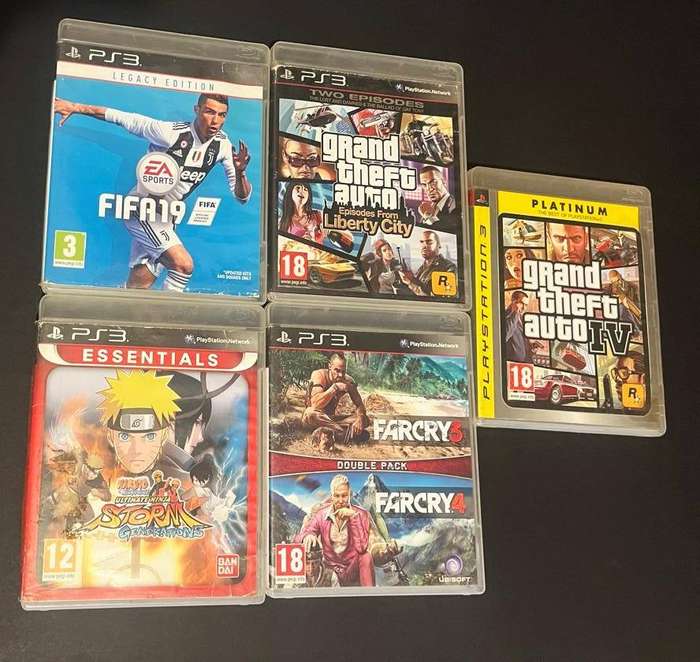 PS3 Game Lot  5 Popular Titles  Good Working Condition
