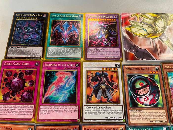 Lot of authentic 58 rare yu gi oh cards