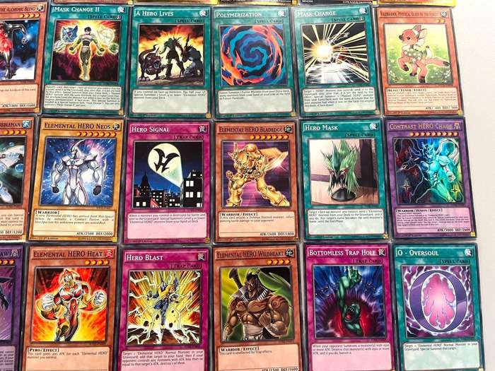 Lot of authentic 58 rare yu gi oh cards