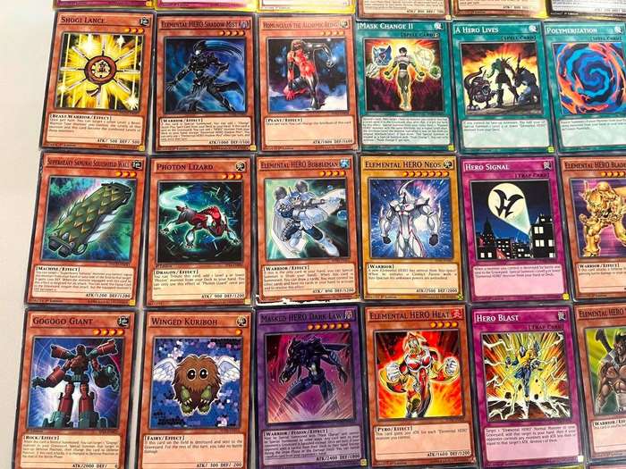Lot of authentic 58 rare yu gi oh cards