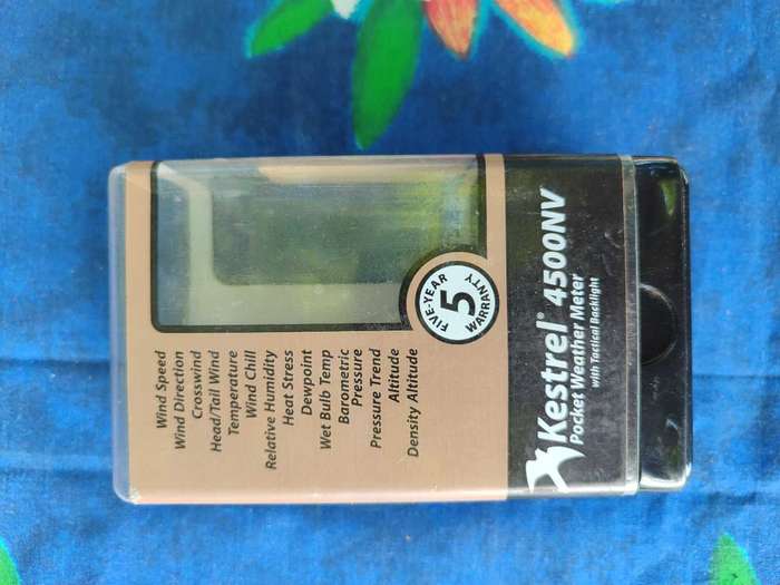 Kestrel 4500NV pocket weather meter