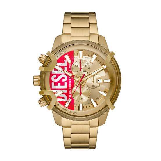 Men's Diesel Griffed Chronograph Only The Brave Watch DZ4595