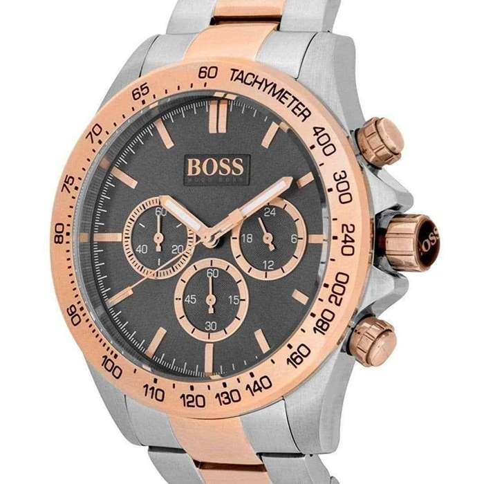 MENS HUGO BOSS IKON 2TONE CHRONOGRAPH WATCH 1513339 ##BRAND NEW##