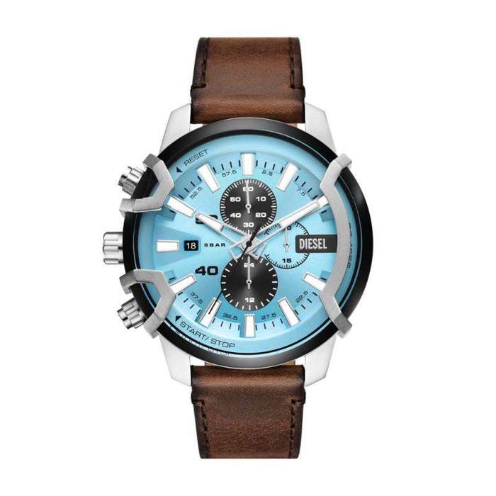 Men's Diesel Griffed Chronograph Only The Brave Watch DZ4656