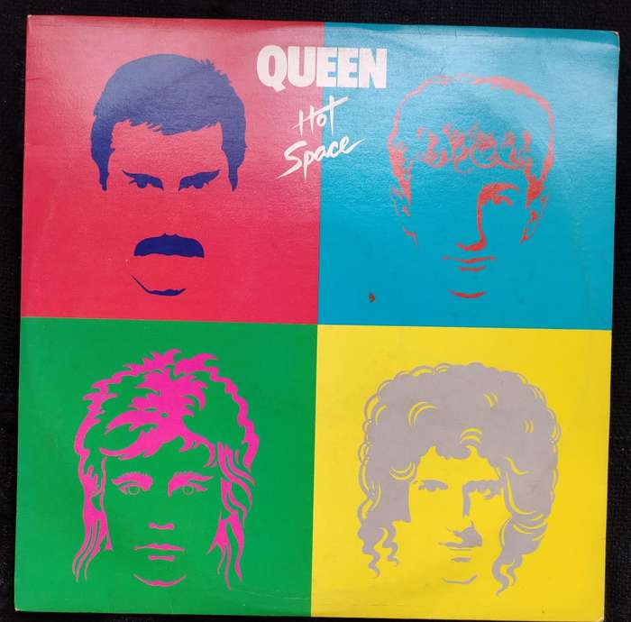 QIUEEN - HOT SPACE - VG+/EX-