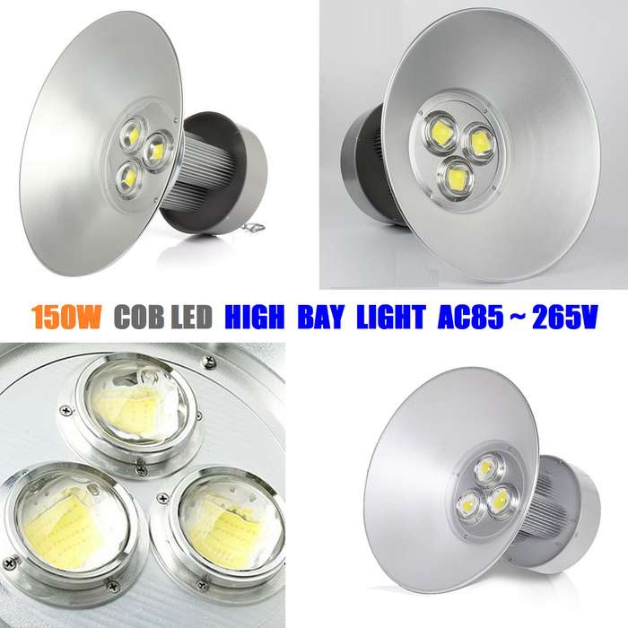 150W COB LED High Bay Light. Cool White With Multi-Radiator Heat Sink AC85~265V. Collections Allowed