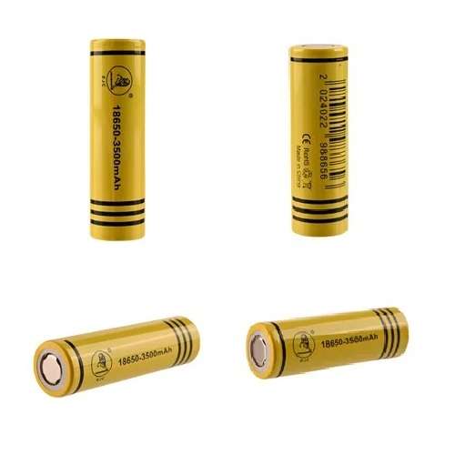 Rechargeable Flat Top 18650 Batteries For LED Torches, Light Duty Applications. Collections Allowed.