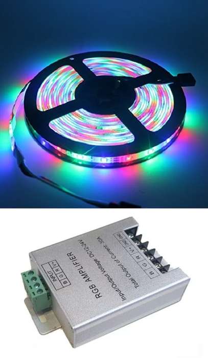 30A 12V~24V MultiColour RGB LED Strip Light Amplifier Aluminium Signal Booster. Collections Allowed.