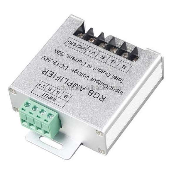 30A 12V~24V MultiColour RGB LED Strip Light Amplifier Aluminium Signal Booster. Collections Allowed.