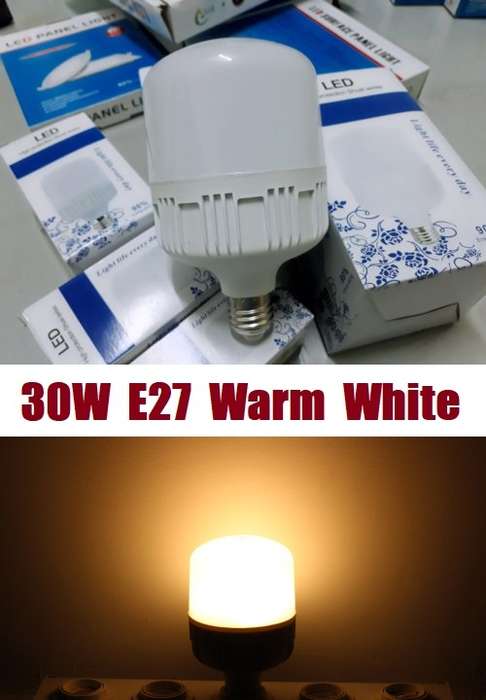 Clearance Special On Warm White 30W LED E27 Light Bulb, Lamp, Globe AC170~240V. Collections Allowed.