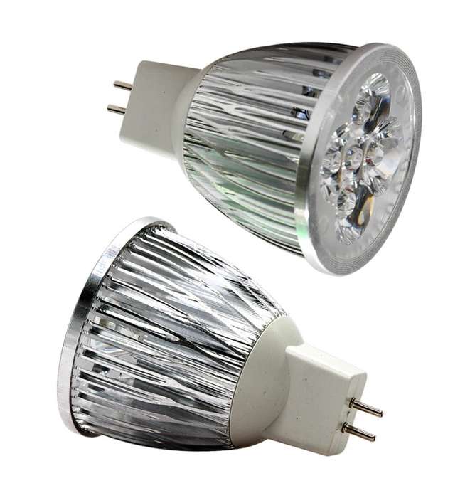 LED Light Bulbs: 5W 12V MR16 Warm White Downlights/Spotlights. Aluminium Shell. Collections Allowed.