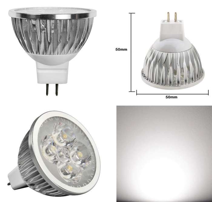 Premium Quality 5W 12V MR16 LED Light Bulbs Cool White Downlights / Spotlights. Collections Allowed.
