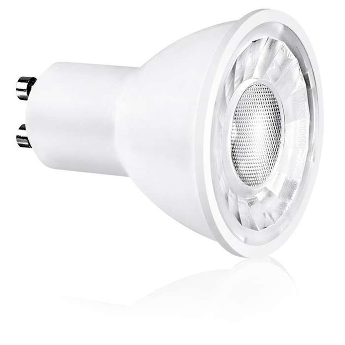 LED Light Bulbs Wide Beam Angle 6W GU10 AC185~265V Cool White COB Downlights. Collections Allowed.