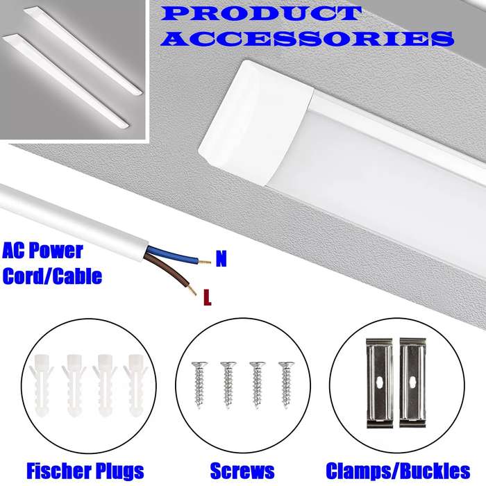 Premium LED Batten Tube Lights Ultra Slim Modern Design Complete With Fittings. Collections Allowed.