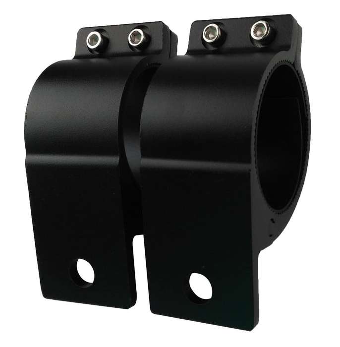 2pces 76mm~81mm Adjustable Black Mounting Brackets For Spotlights & Light Bars. Collections Allowed.