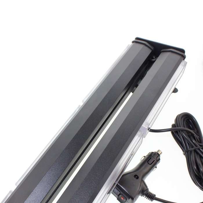 Cool White Double-Sided LED Vehicle Flash Strobe Light Bar 600mm Magnetic Mount. Collections Allowed