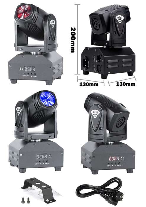 Professional Disco Moving Head Light DMX512 Stage Light, DJ Party Light. Collections Are Allowed.