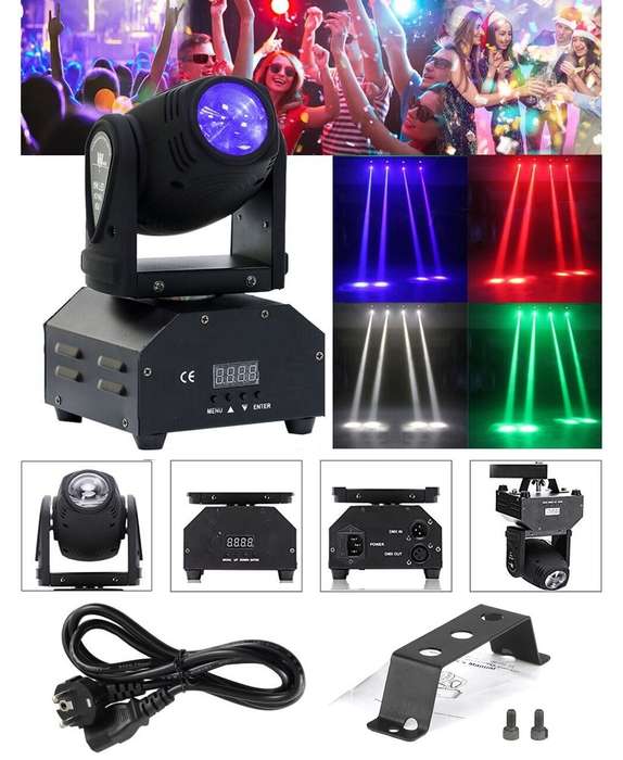 Professional Disco Moving Head Light DMX512 Stage Light, DJ Party Light. Collections Are Allowed.