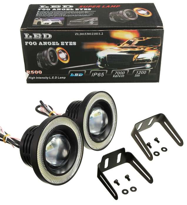 Fog Angel Eyes DayTime Running Lights Premium Quality COB LED Technology. Collections Are Allowed.