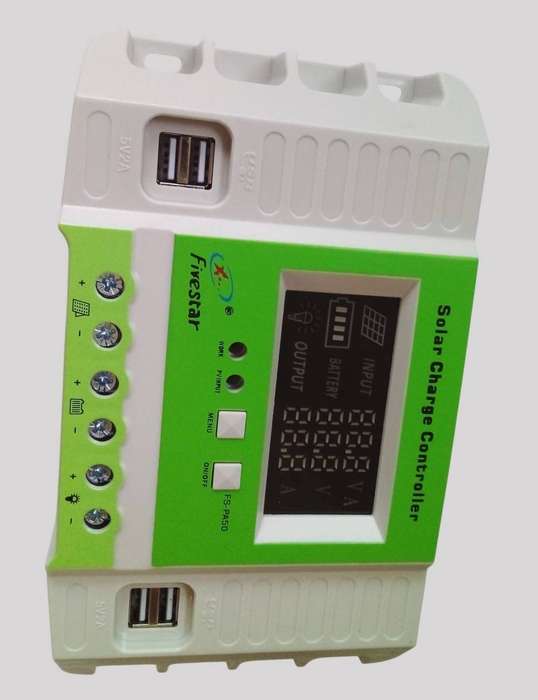FiveStar 50A 12V / 24V PWM Solar Charge Controller / Regulator With 4 USB Ports. Collections Allowed