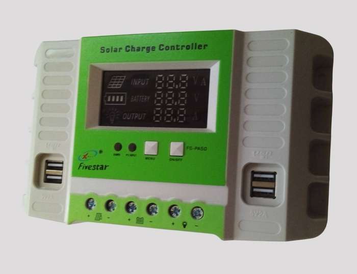 FiveStar 50A 12V / 24V PWM Solar Charge Controller / Regulator With 4 USB Ports. Collections Allowed