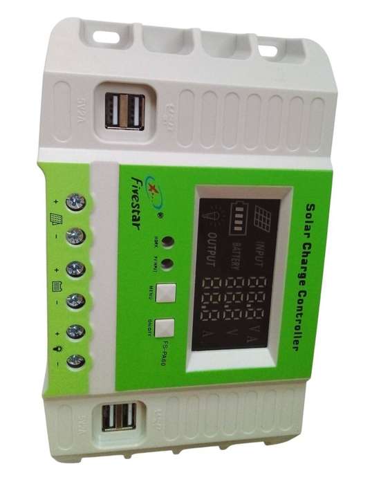 FiveStar 60A 12V / 24V PWM Solar Charge Controller / Regulator With 4 USB Ports. Collections Allowed