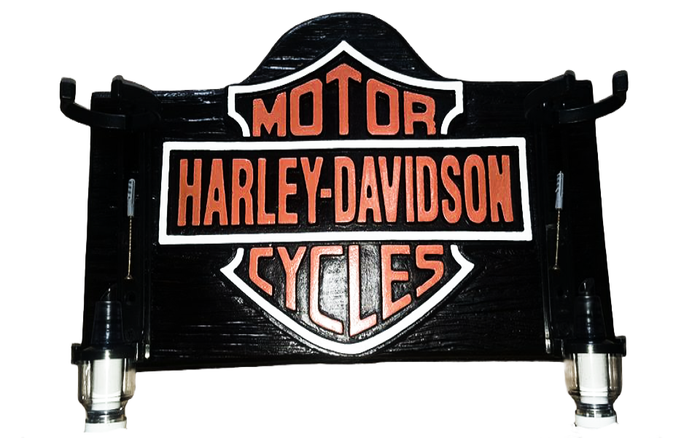 Harley Davidson MotorCycles Liquor Dispensers with 2 Sets of Optics. Brand New. Collections Allowed.