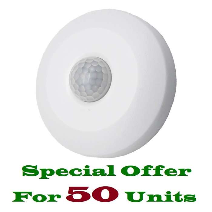 50 Units Of Infrared Motion Sensor Switch PIR 360° Detection Range, AC220~240V. Collections Allowed.