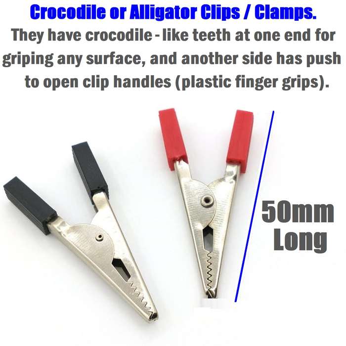 Insulated Crocodile Clips Alligator Clips Crocodile Clamps Alligator Clamps. Collections Are Allowed