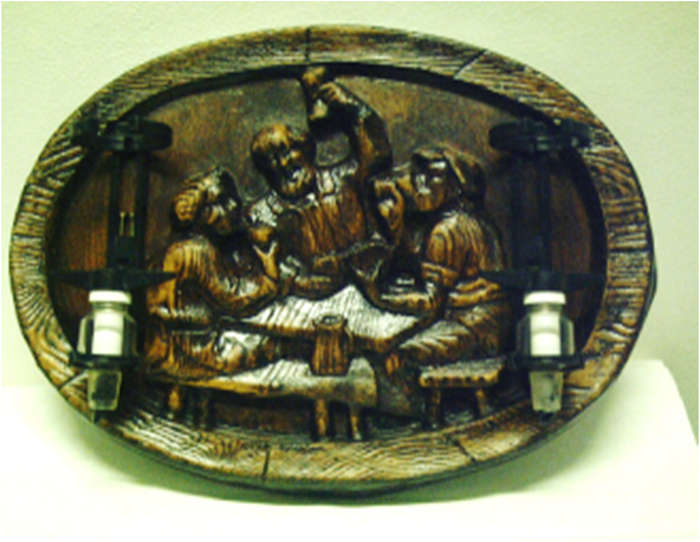 Liquor Dispensers: Cheers Oval / Round Plaque with 2 Optics Kits. Brand New. Collections Allowed.