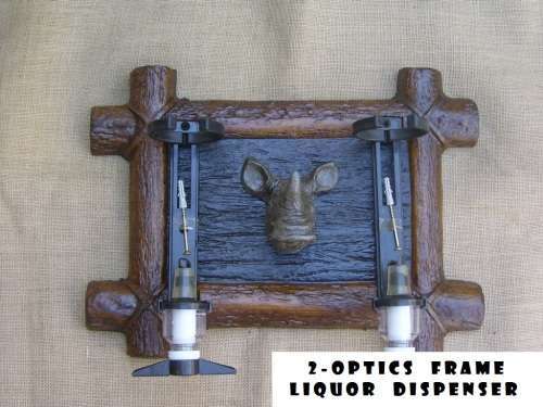 Liquor Dispensers: Rhinoceros Head with 2 Optics & Brackets Sets. New Products. Collections Allowed.