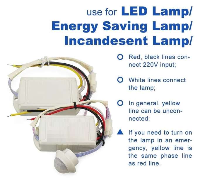 Infrared Module For Automation Systems: 360° PIR Motion Sensor Switch AC220V. Collections Allowed.