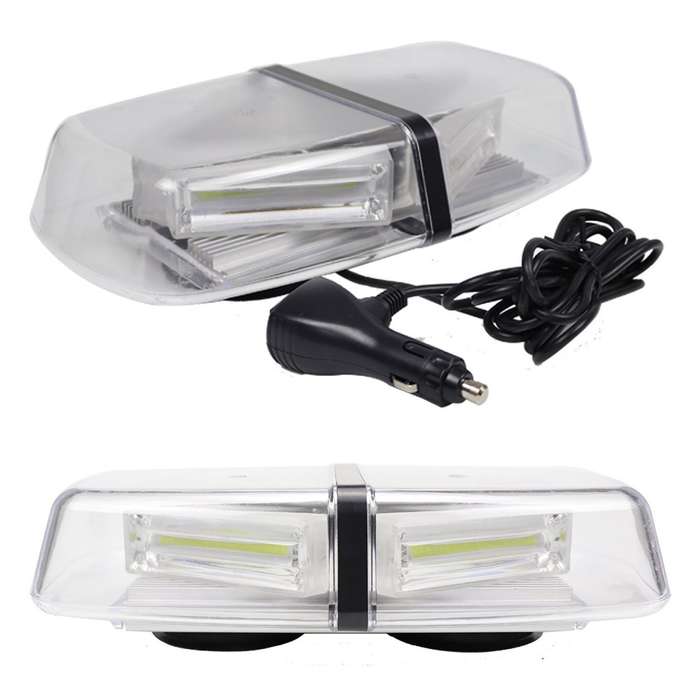 Strobe Flash Magnetic Vehicle Roof Top Green High Intensity COB LED Light Bar. Collections Allowed.