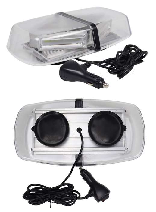 Strobe Flash Magnetic Vehicle Roof Top Green High Intensity COB LED Light Bar. Collections Allowed.