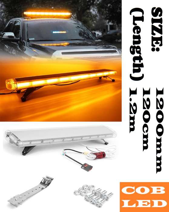 Breakdown Vehicle Roof Top Amber LED Strobe Emergency Warning Flash Light Bar. Collections Allowed.