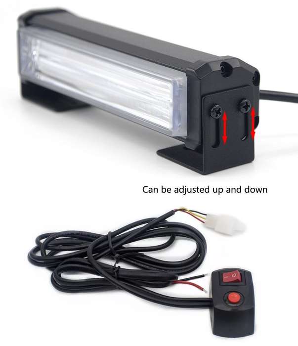 Cool White COB LED Flash Strobe Grille Bumper Cluster Side Marker Lights 12V. Collections Allowed.