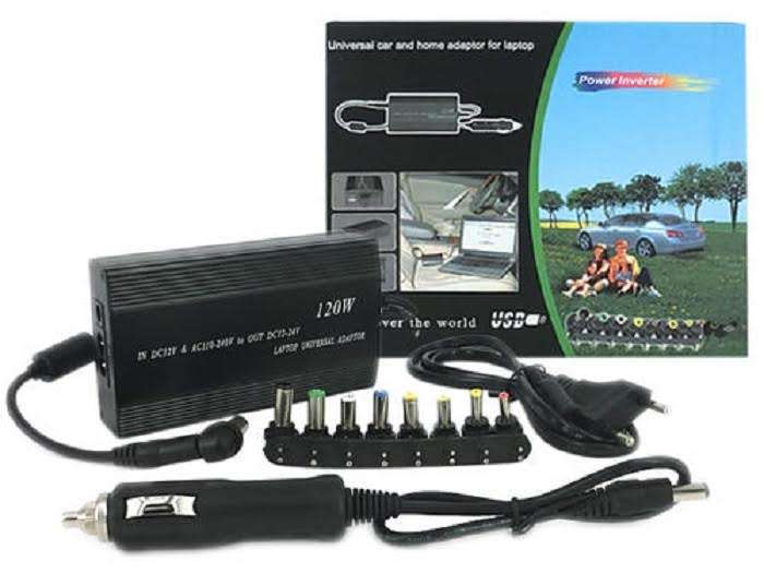 Universal Home, Car Charger Inverter for Laptops, Mobile Devices. Vary DC12~24V. Collection Allowed.