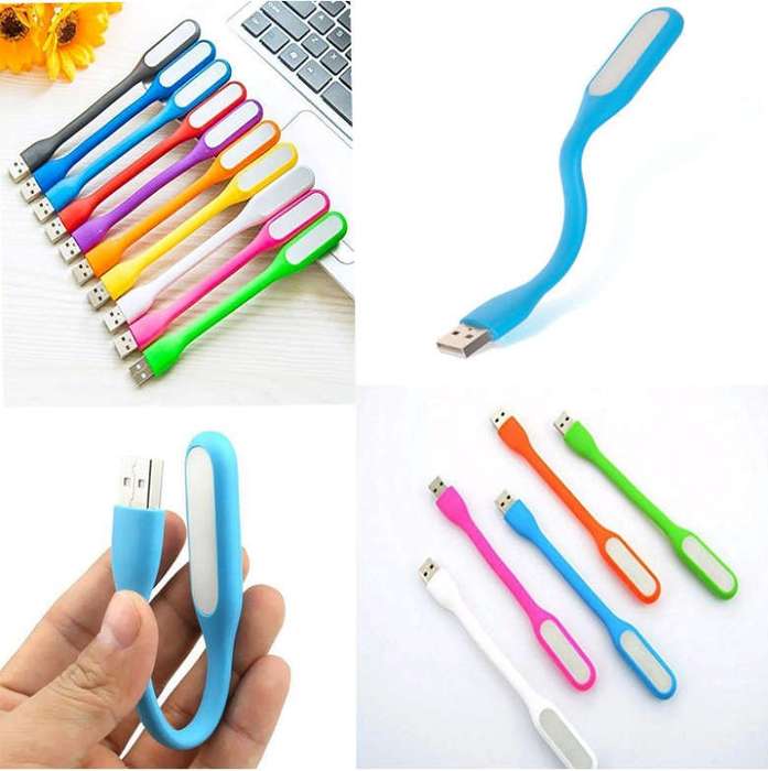Flexible, Bendable, Portable LED USB Lights In Assorted Bright Colour Schemes. Collections Allowed.