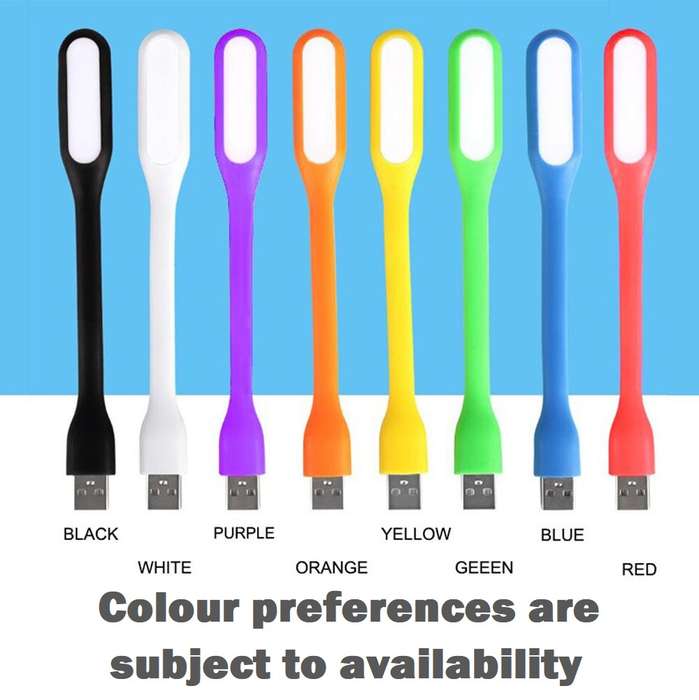 Flexible, Bendable, Portable LED USB Lights In Assorted Bright Colour Schemes. Collections Allowed.