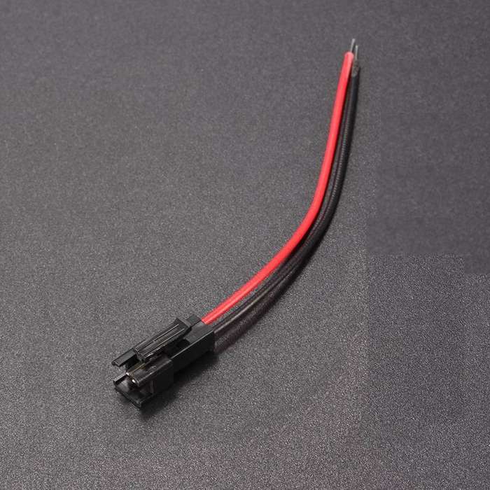 JST XH 2-Pin 2.54mm 2P Lockable Male Connector Plug On 135mm Long Flex Wire. Collections Allowed.