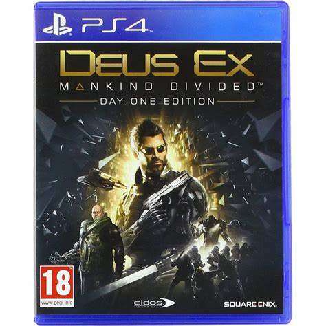 Deus Ex Mankind Divided Day One Edition  PS4