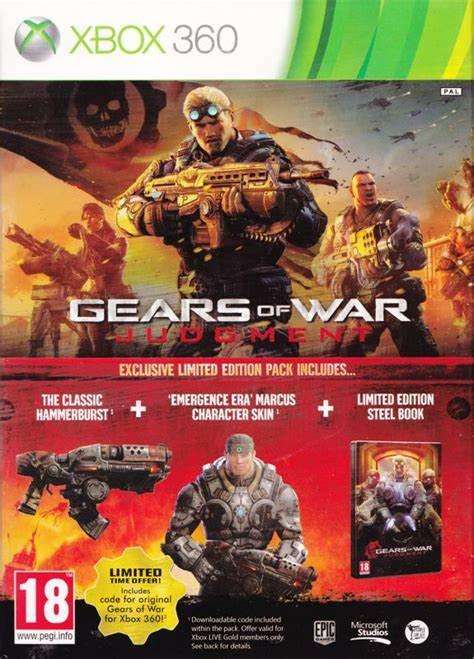 Gears of War Judgement Exclusive Limited Edition Pack Steel Book Xbox 360