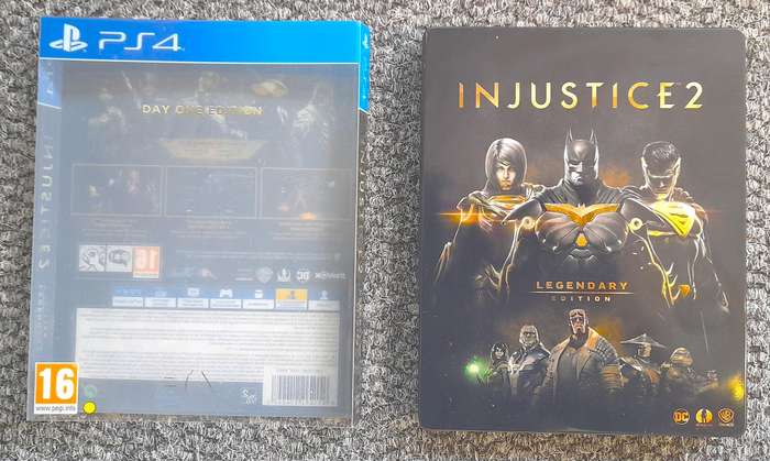 Injustice 2 Legendary Edition Steelbook     PS4
