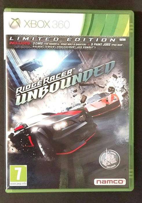 Ridge Racer Unbounded Limited Edition   Xbox 360