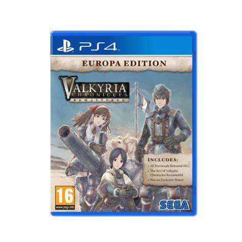 Valkyria Chronicles Remastered Europia Edition  PS4