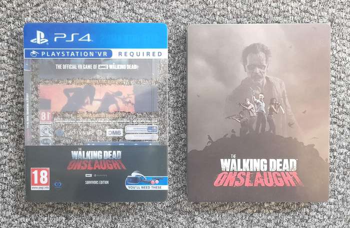 The Walking Dead Onslaught Steel Book    PS4