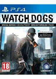 Watch Dogs Special Edition   PS4