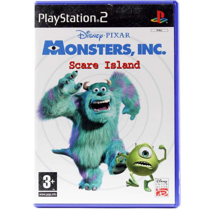 Disney Pixar Monsters Inc Scare Island PS2